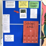 Pinnwand in der Pausenhalle