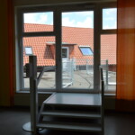 Brücke zwischen Neu- und Altbau